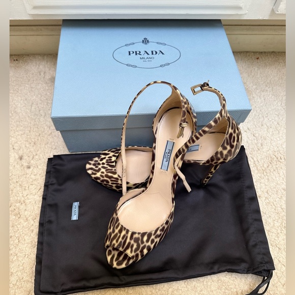 NWT Prada Size 41 high heel sandals - Picture 5 of 8